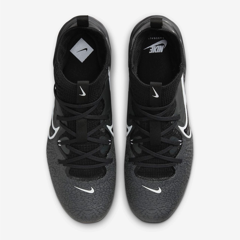 Nike Alpha Huarache NXT Men's Baseball Cleats Black Smoke Grey White 8.5 - Picture 4 of 11